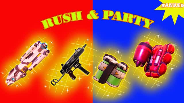 🔵🔴Super Red Vs Blue Rush & Party🔵🔴