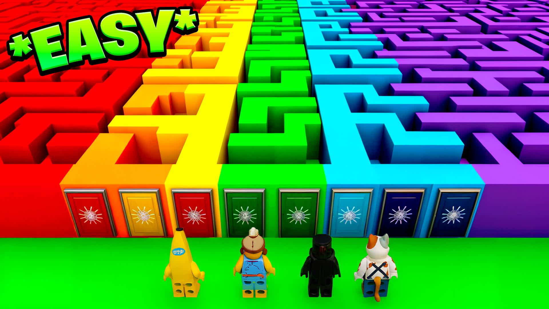 FUN BRICK OBBY PARKOUR 🌈🏆😎