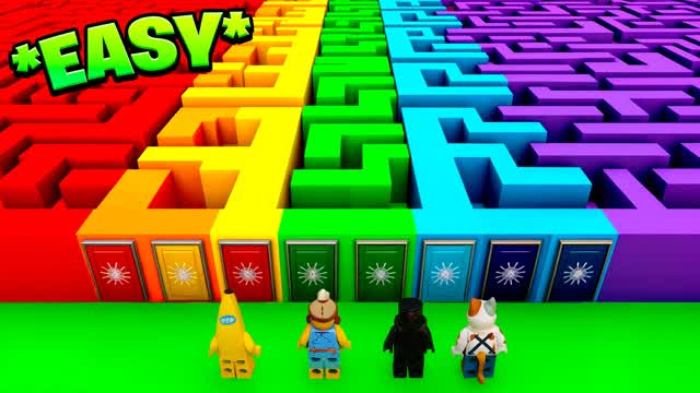 FUN BRICK OBBY PARKOUR 🌈🏆😎