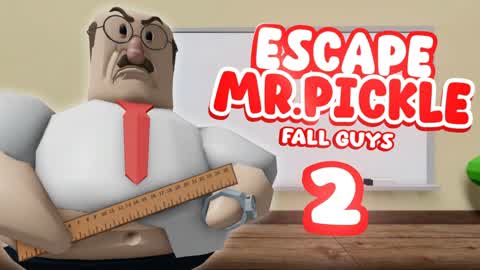 ESCAPE FROM MR.PICKLE 2 FALL GUYS 🎒