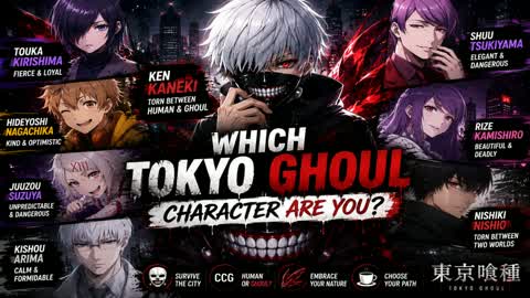 Which Tokyo Ghoul Character Are You?