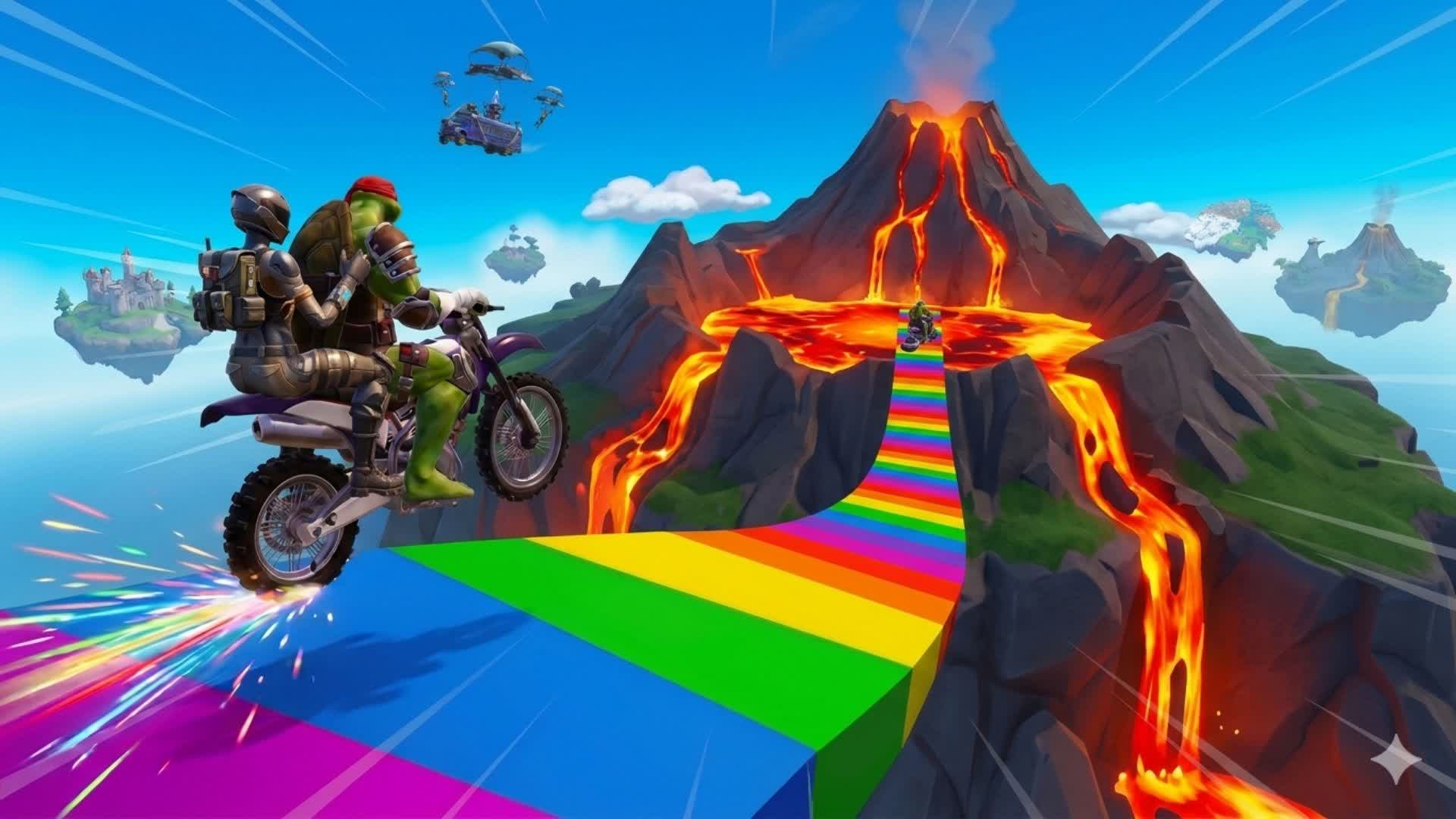 🚗 CAR GAME🕹️New TMNT SUPER RAMP 2025