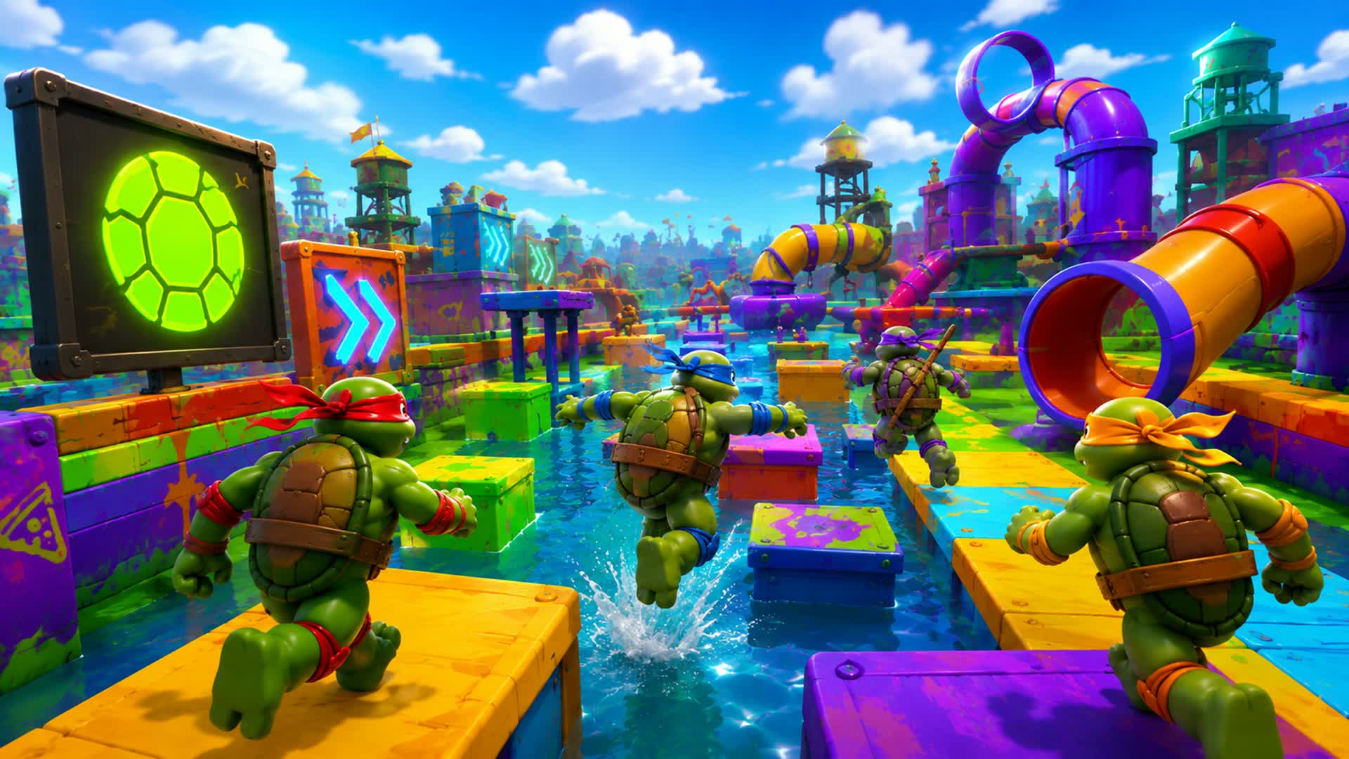 TMNT Fun Obby 🐢 Parkour Challenge🌈