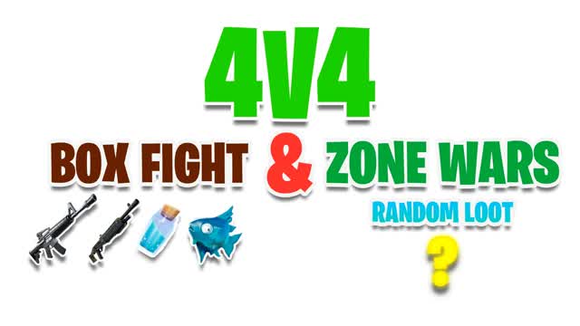 4V4 📦BOX FIGHT & ZONE WARS🏔️