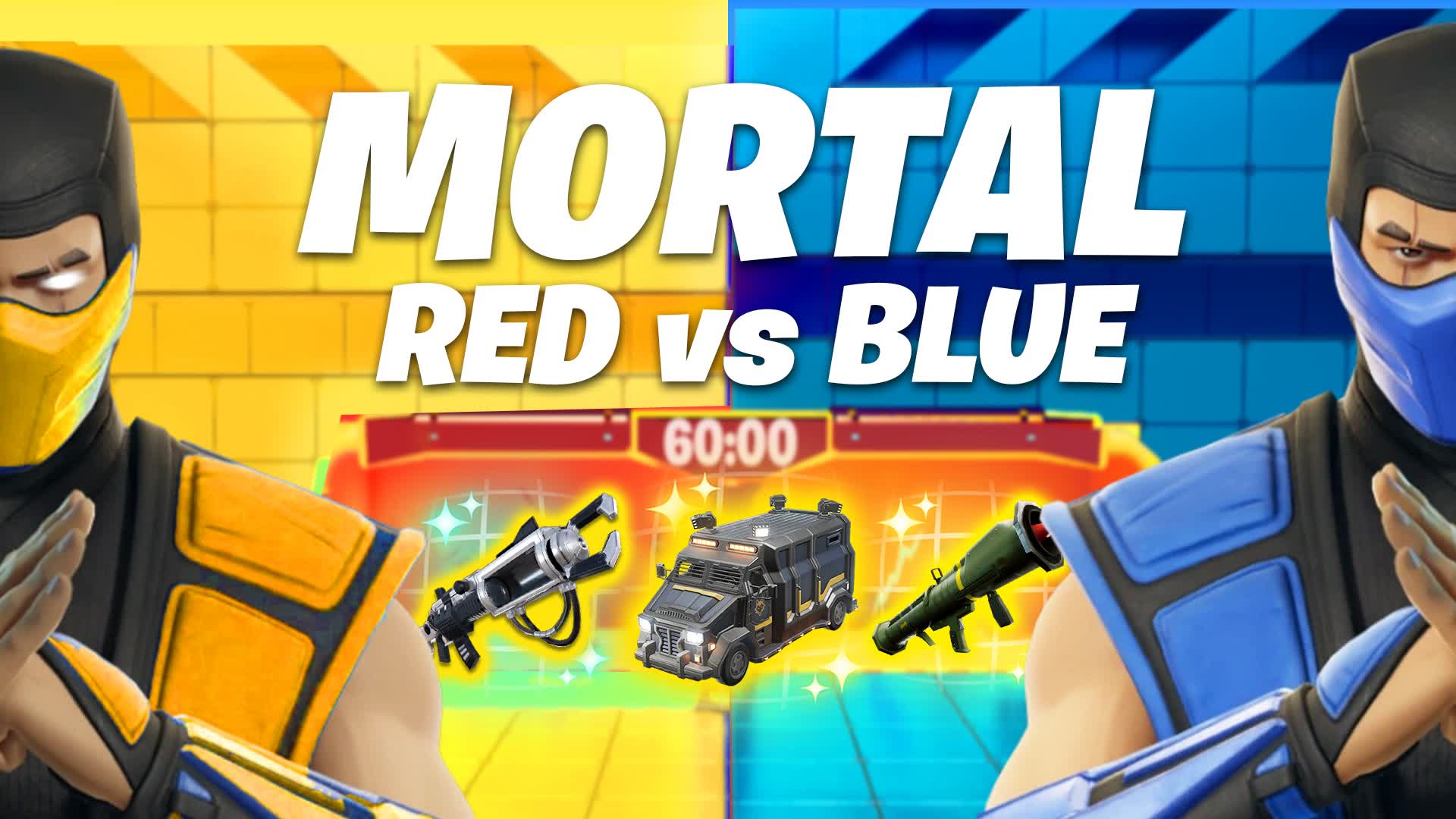 MORTAL RED VS BLUE 💥 HEROES WARS