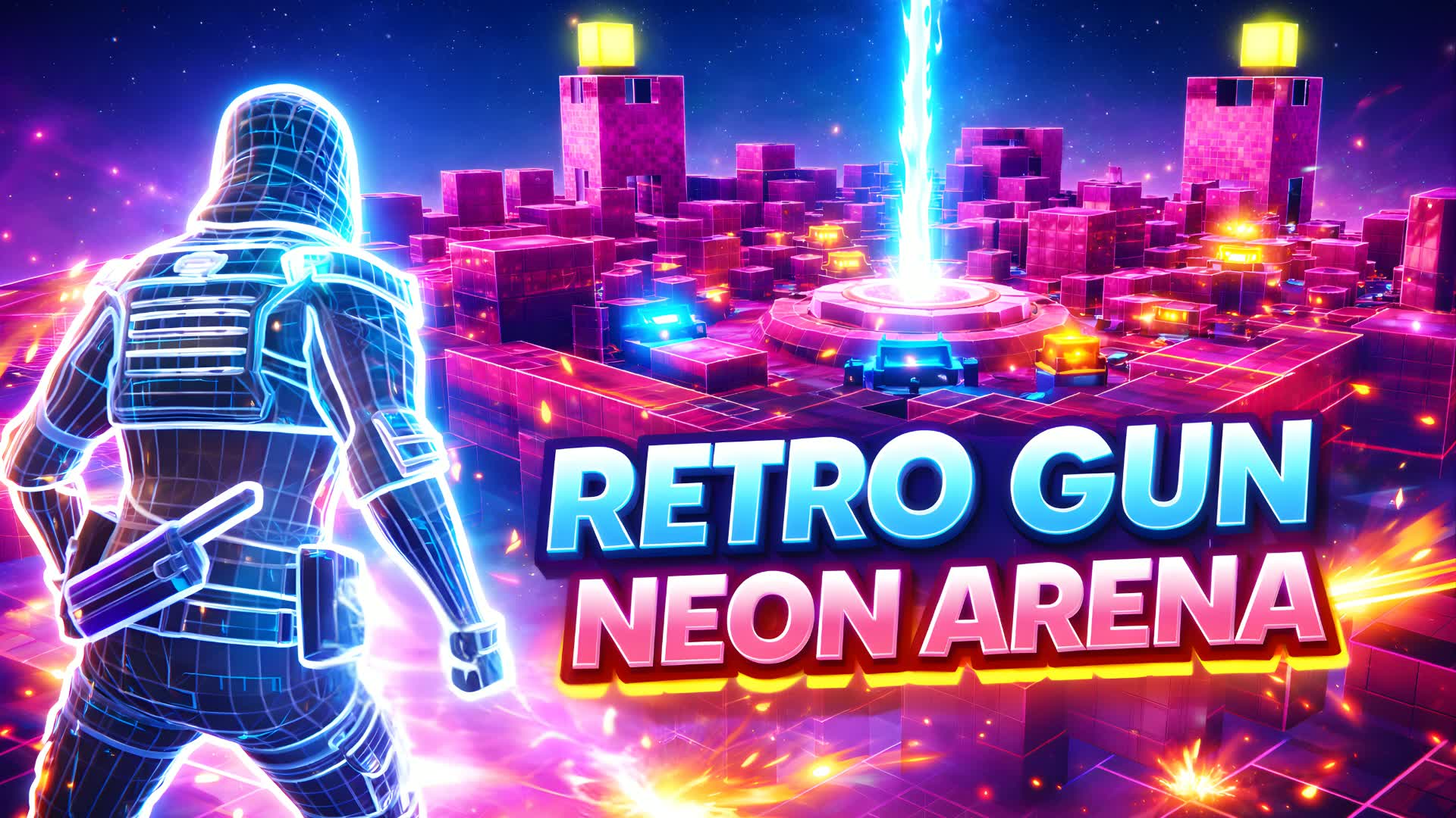 レトロ ガン ネオン アリーナ