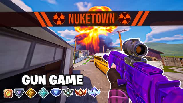NUKETOWN - GUN GAME FIRST PERSON âïž