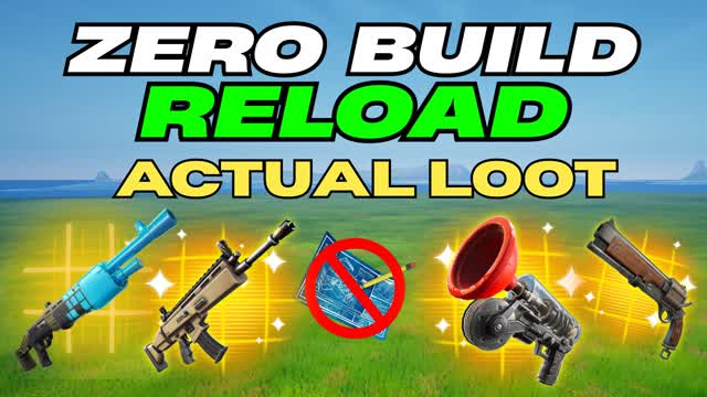 1V1V1 RELOAD ZERO BUILD ACTUAL LOOT