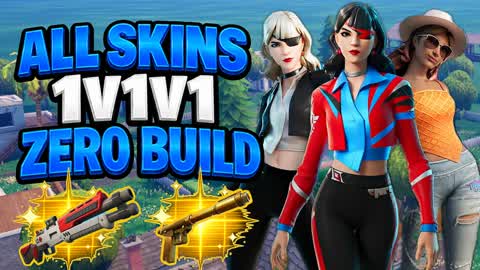 ALL SKINS 1V1V1 RELOAD FFA ZERO BUILD