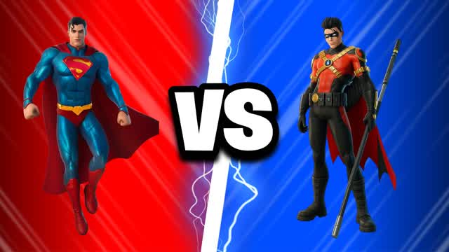 SUPERMAN VS ROBIN 🔴🔵
