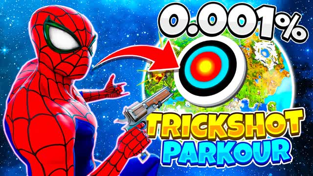 SUPER TRICKSHOT PARKOUR 🎯(100+ LEVELS)