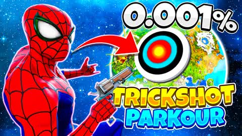 SUPER TRICKSHOT PARKOUR 🎯(100+ LEVELS)