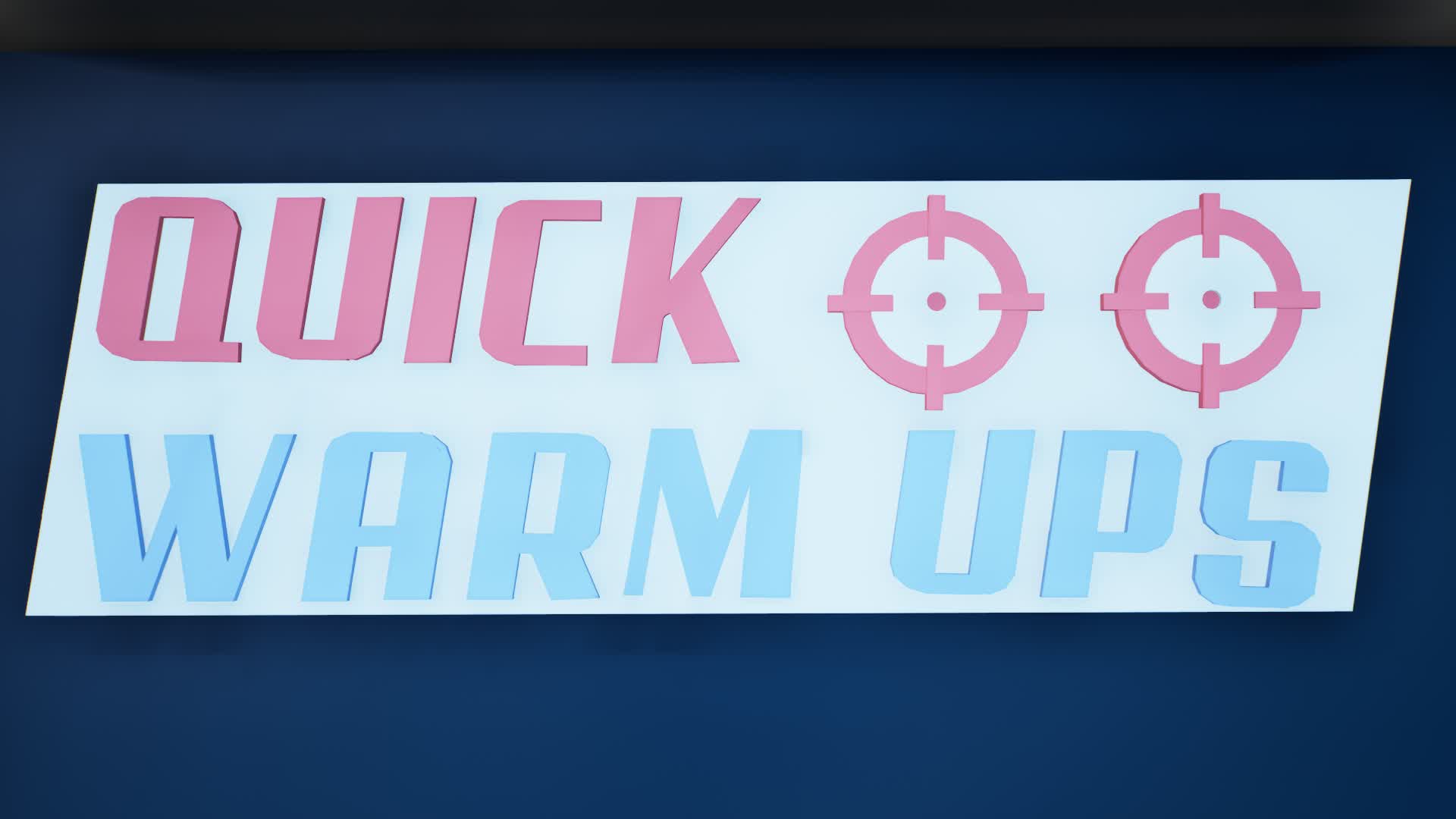 Quick Warm Up 7377-5013-9142 by Mulletboy3000 - Fortnite.GG