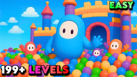 ⭐ FUN FALL GUYS SUPER OBBY PARKOUR ⭐