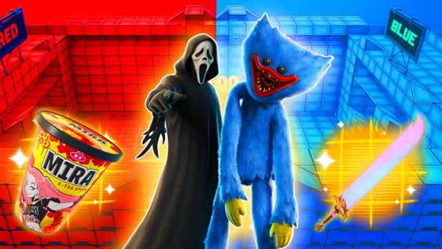 WUGGY VS GHOSTFACE RED VS BLUE🔴🔵KALLIN