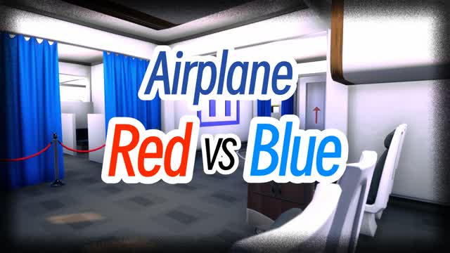 Airplane Red VS Blue