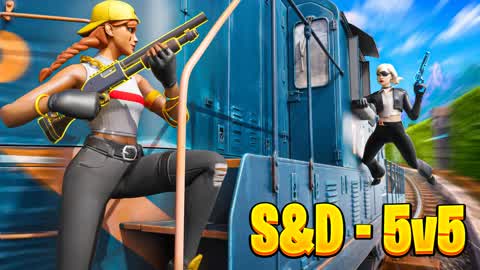 TRAIN WARS!! S&D ON A MOVING TRAIN 🚂🚂