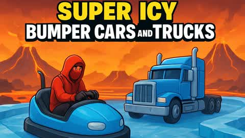 ❄️ SUPER ICY BUMPER CARS AND TRUCKS ❄️