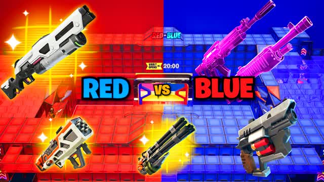 🔨🔵 Blue vs Red 🔴🔫- Cartoon