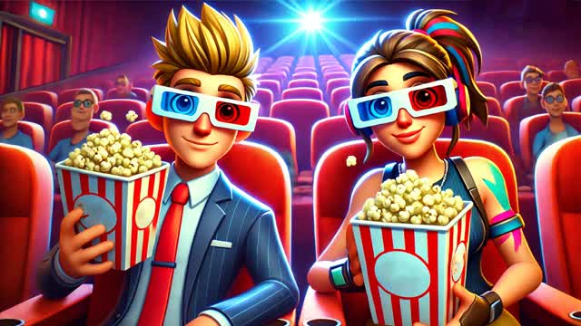 🍿CINEMA GUN GAME🎥