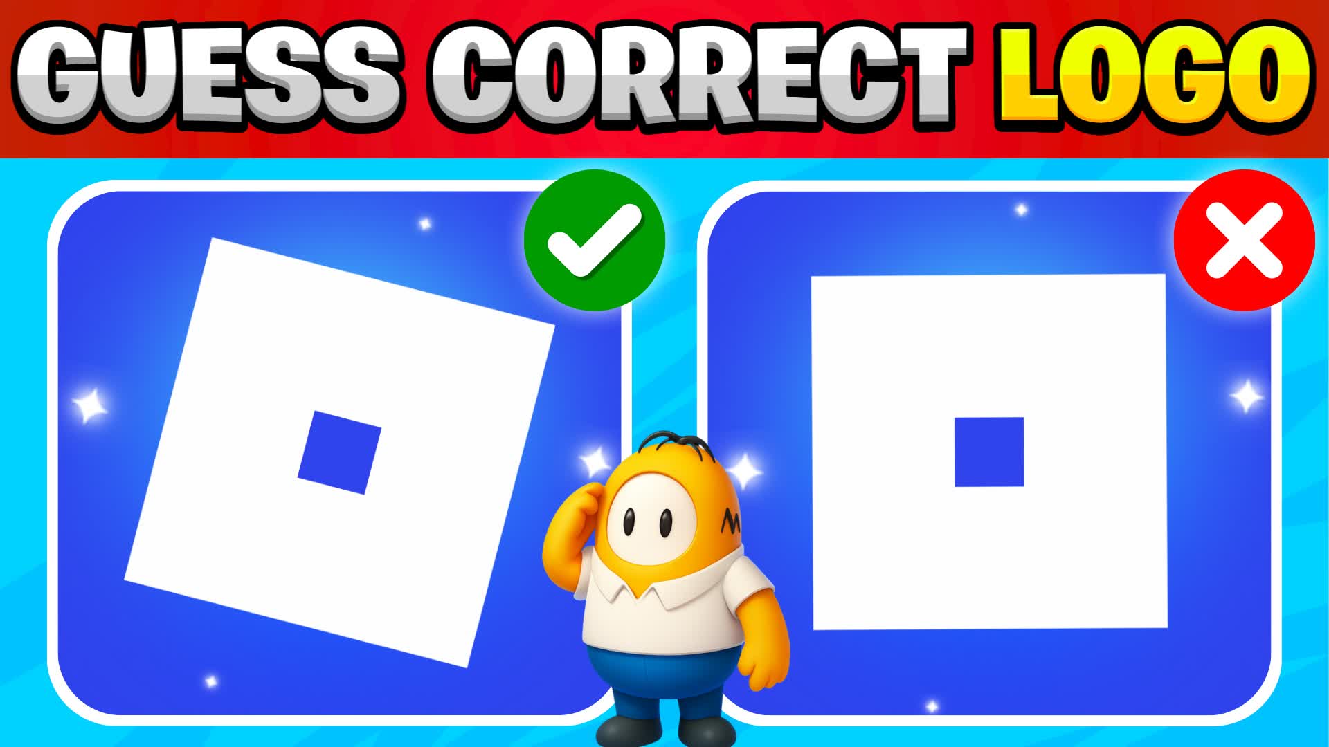 GUESS THE REAL LOGO 🔎  MINIGAMES OBBY