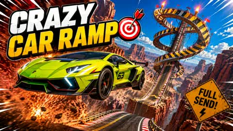 CRAZY CAR RAMP 🎯