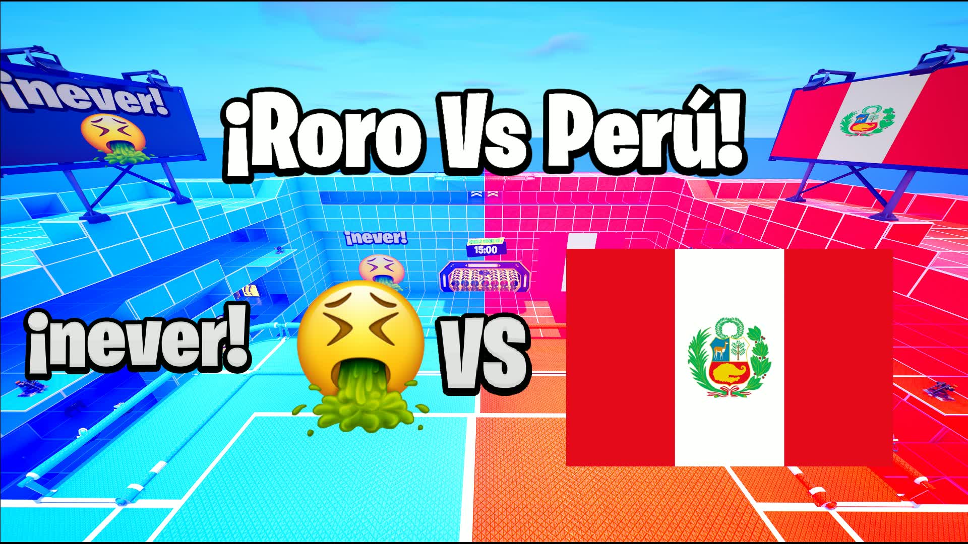 RORO🔵VS PERÚ🔴EPIC FIGHT Never 🤮