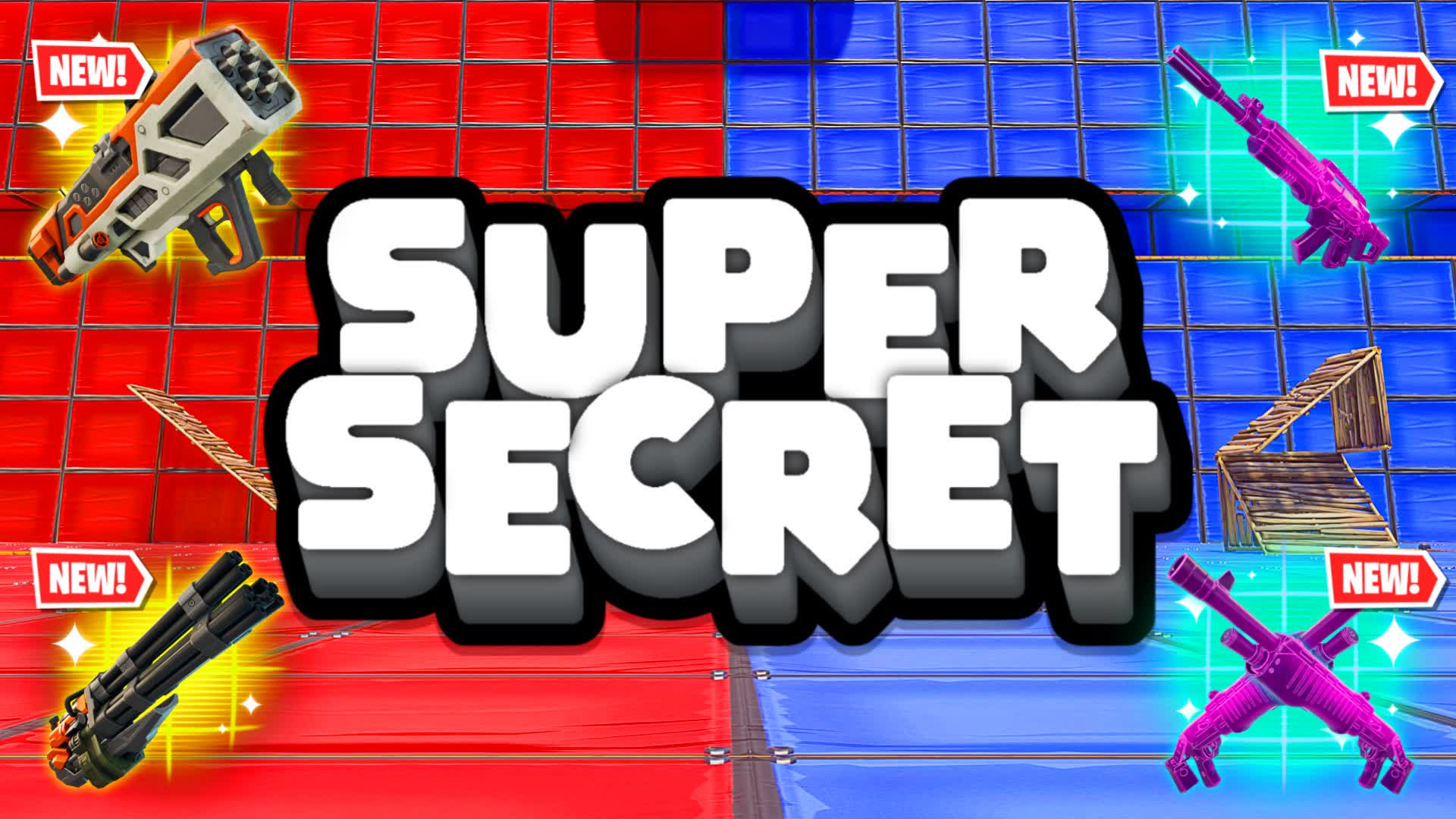 SECRET SUPER RED VS BLUE 🔴🔵