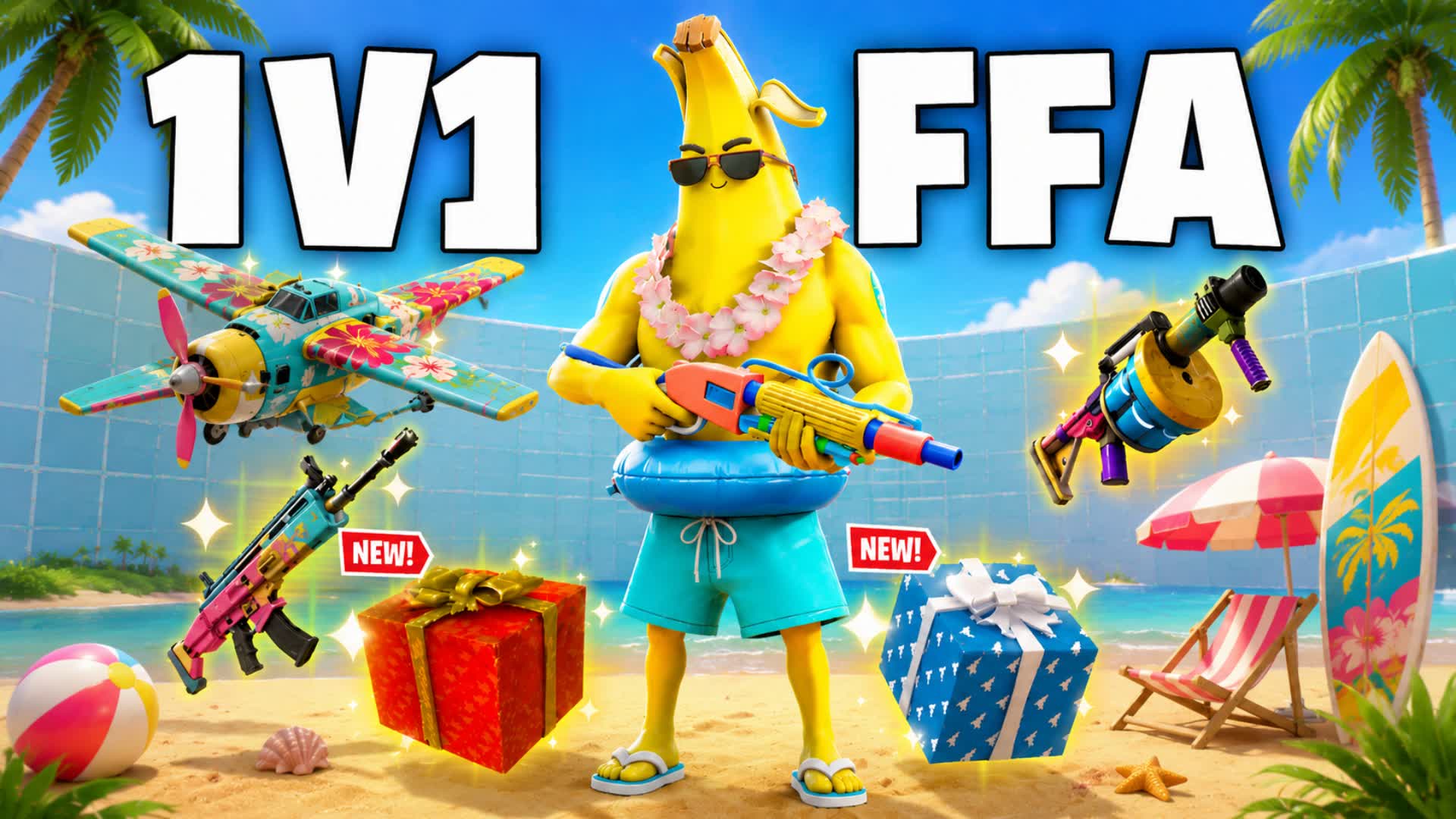 🔫 SUMMER 1V1 PVP – EVERY GUN & FFA 🎯