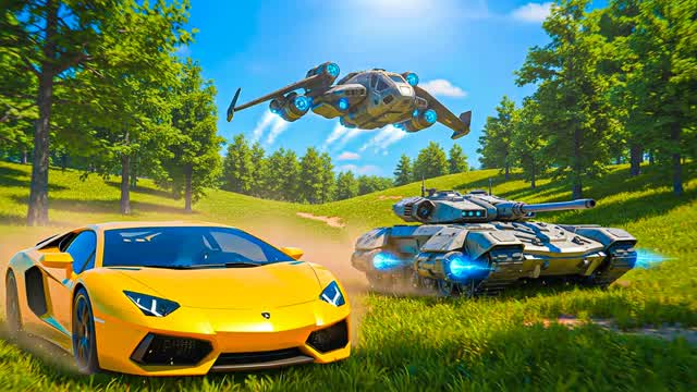 👑 GREEN VS ALL 💥 FREE FOR ALL