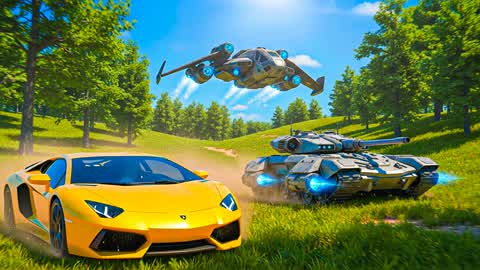 👑 GREEN VS ALL 💥 FREE FOR ALL