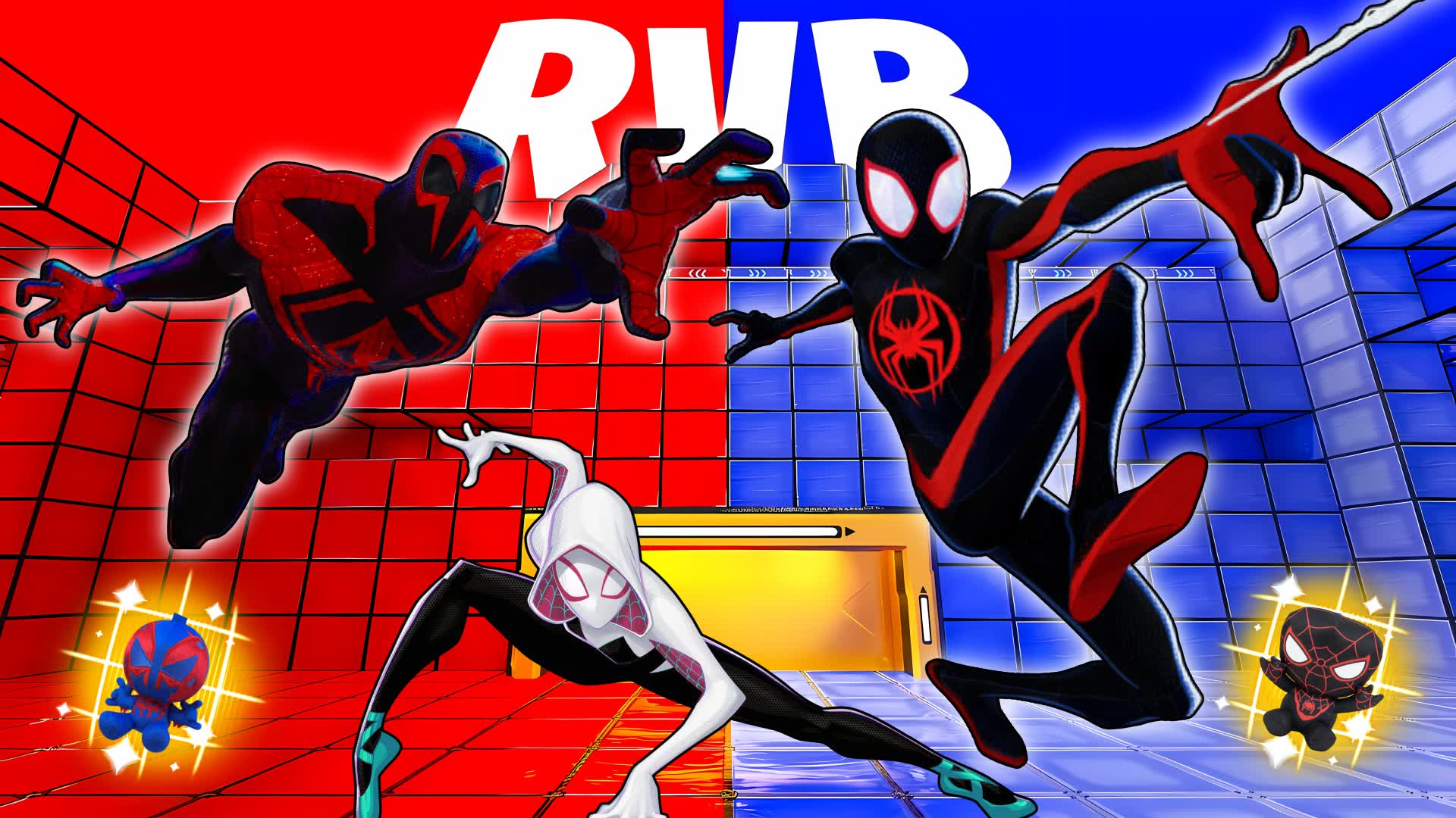 RVB 🔴🔵  RED VS BLUE SPIDERVERSE