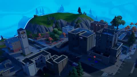 TILTED TOWERS GUN GAME WITH BUILDING