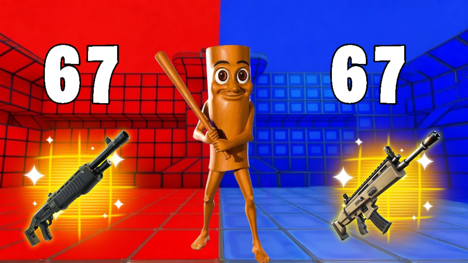 CRAZY RED VS BLUE 🔴🔵 (ALL GUNS)