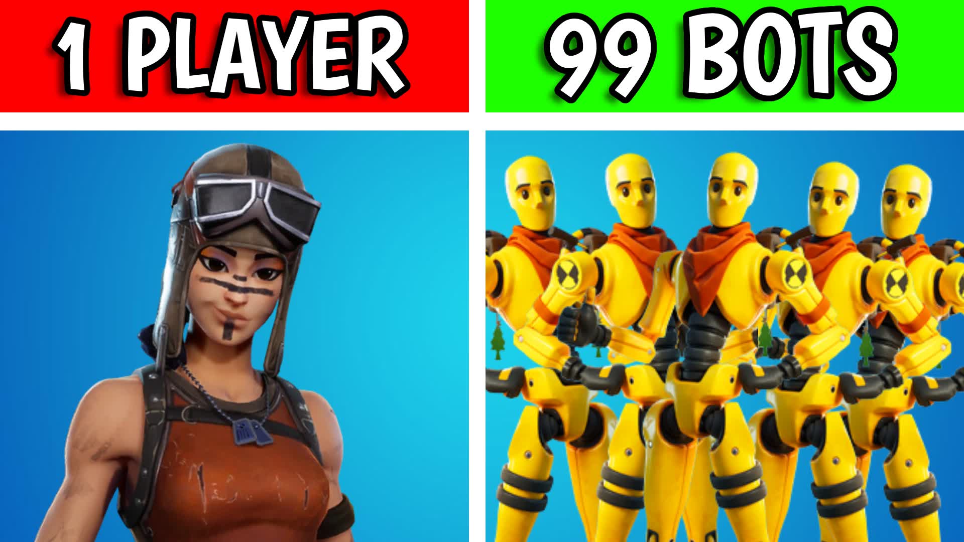 🌎 BATTLE ROYALE vs 99 EASY BOTS 0029-8336-8401 by steel - Fortnite ...