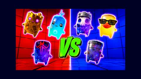 BLUE VS RED IRON VECTOR 🔵🔴