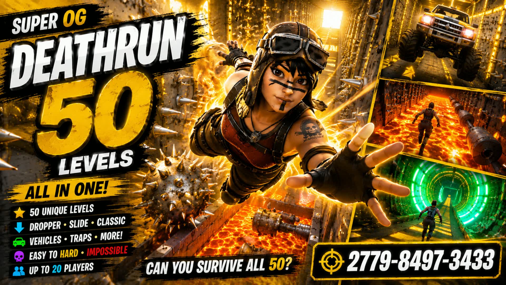 SUPER OG deathrun Xtrem all in one 50lvl