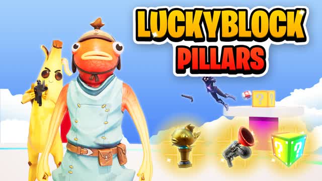 Super Lucky Block Pillars! 🔥❓