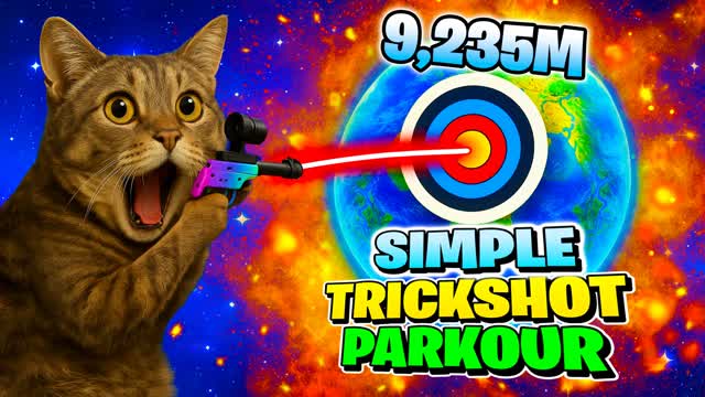 🎯SIMPLE TRICKSHOT PARKOUR🎯