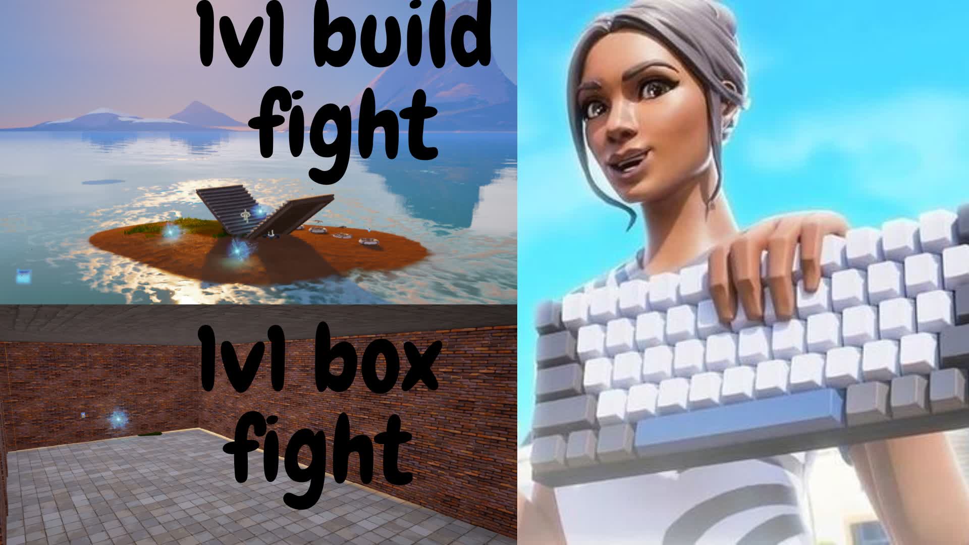 1v1 build fight and 1v1 Box fight