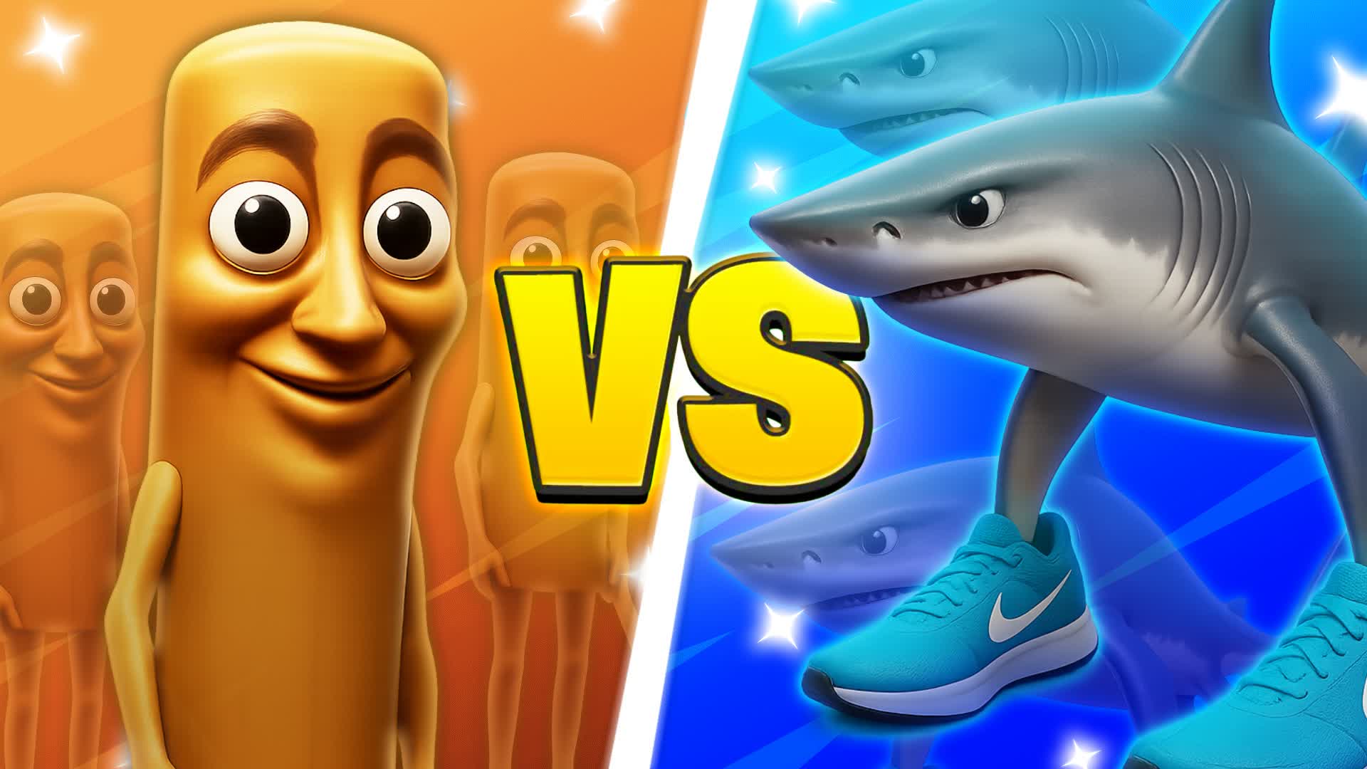 🧡TUNG TUNG VS TRALALERO💙