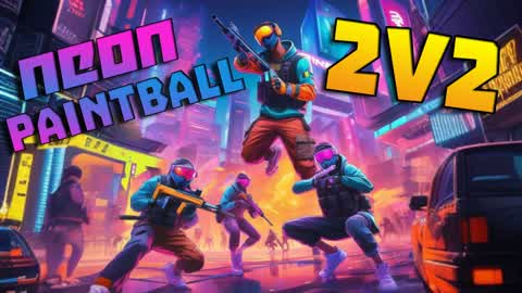2V2 Neon City PaintBall