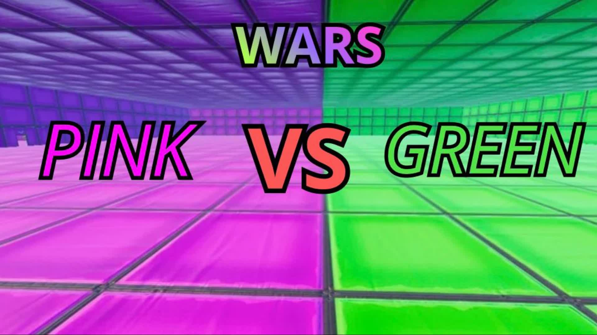 GREEN VS PINK ! WARS