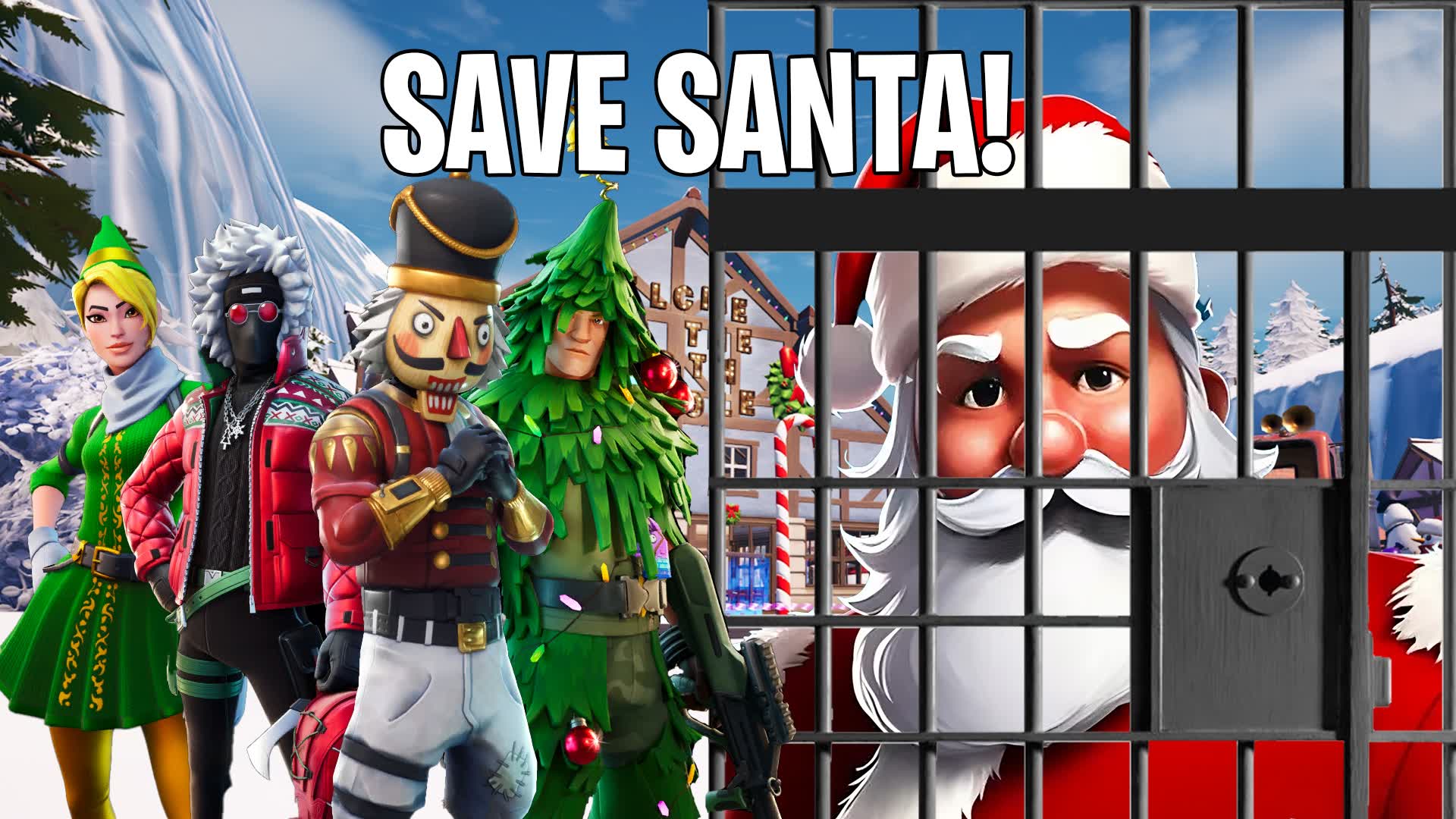 Save Santa!🎅🎄 417335101209 by caste11o Fortnite Creative Map Code