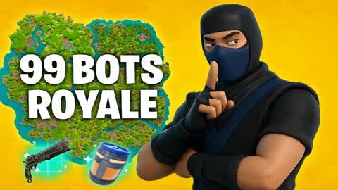 99 BOTS ROYALE INFINITY BASE WARS 🤖 🔫