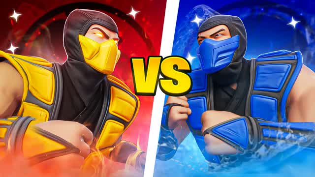 SCORPION VS SUB ZERO ❄️🔥- MORTAL KOMBAT