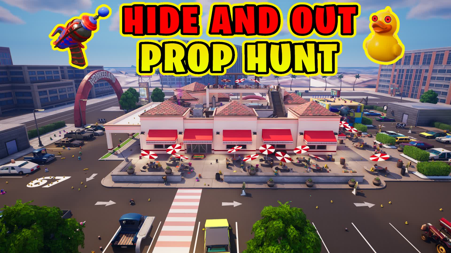 CACHE CACHE HIDE AND OUT PROP HUNT