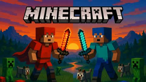 SUPER MINECRAFT RED VS BLUE 🔴🔵AURA
