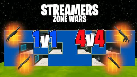 STREAMER ZONE WARS (1v1 to 4v4)