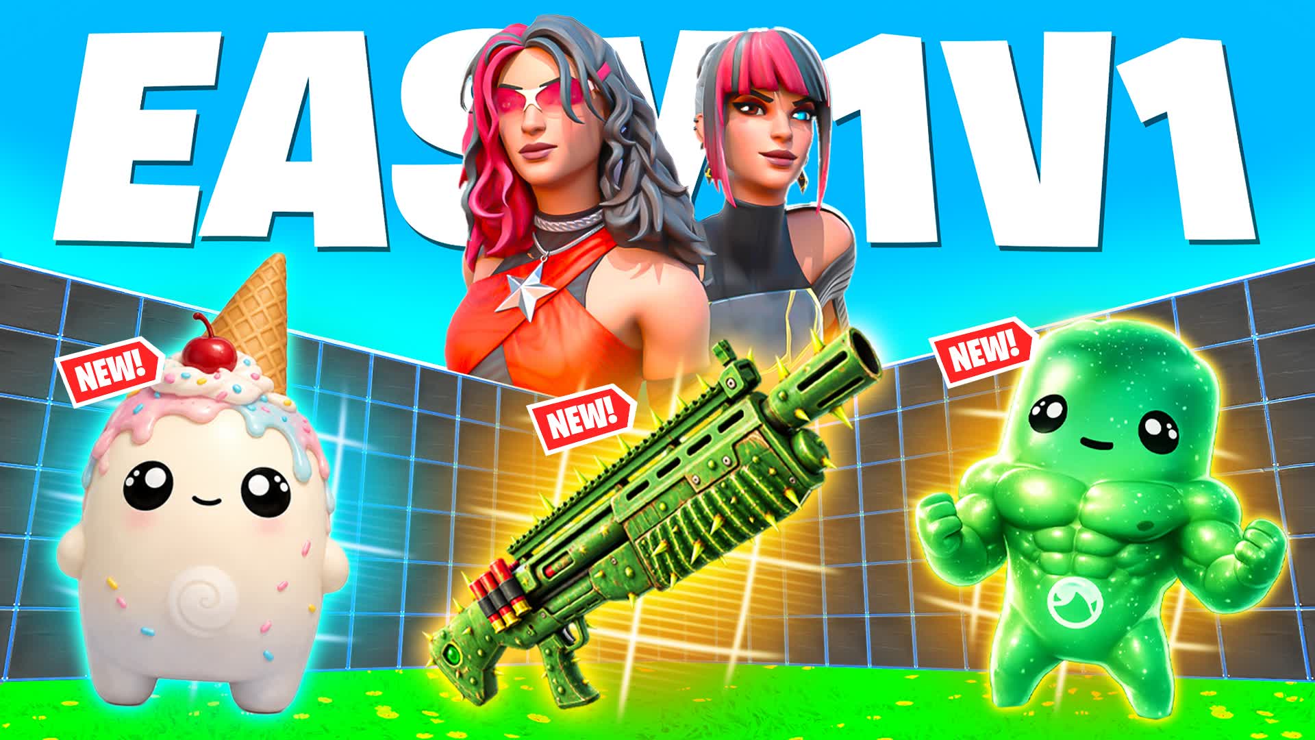 EASY 1V1 FFA - 全ての銃と乗り物 - DCAVA